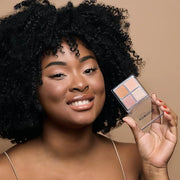 Palladio Eyeshadow Quads, Velvety Pigmented Blendable Matte, Metallic & Shimmer Finishes, Creamy Formula, Four Way Quad Ey...