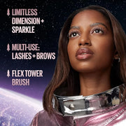 Maybelline Lash Sensational Sky High Glitter Mascara, Diamond Effect Eye Makeup for Lashes and Brows, Washable, Space Diam...