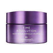 MISSHA Time Revolution Night Repair Ampoule Cream (5th Gen) 1.69 Fl Oz - Triple Fermented Deep-Sleep Night Cream - Overnig...