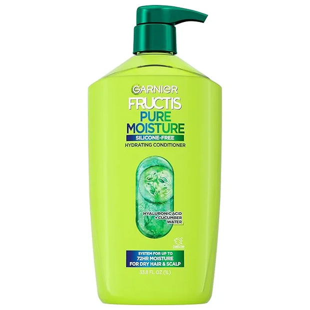 Garnier Fructis Pure Moisture Hydrating Conditioner for Dry Hair and Scalp, 32.3 Fl Oz, 1 Count (Packaging May Vary) - Pro...