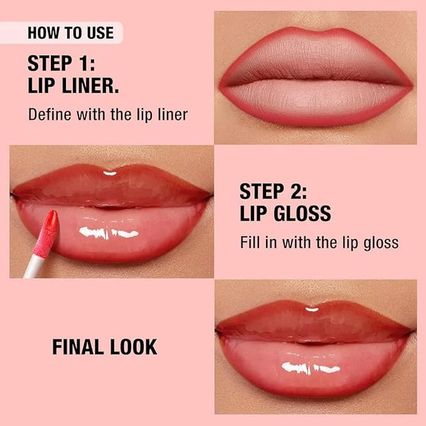 LANGMANNI 6 Matte Lip Liner With 6 Nourishing Lip Oil Lip Gloss Set, Long-Lasting And Hydrating 2 IN 1 Makeup Set, Beauty ...