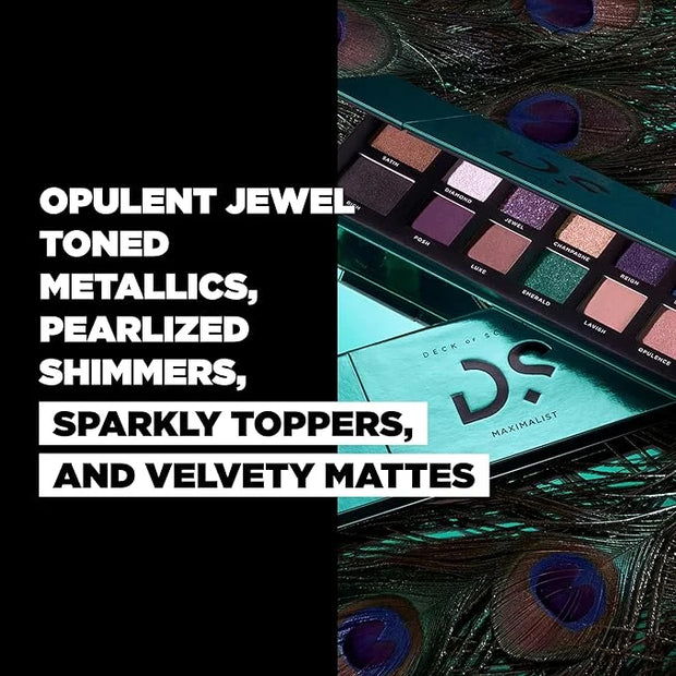 Deck of Scarlet Eyeshadow Pallet - Maximalist, Long Wearing with Saturated Color, Clean & Vegan Eyeshadow - Product Image