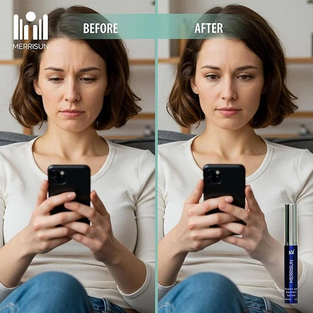 Screen Eye Comfort Serum – Hydrating & Revitalizing Serum for Screen-Weary Eyes, Puffiness & Dark Circles – Enriched with ...