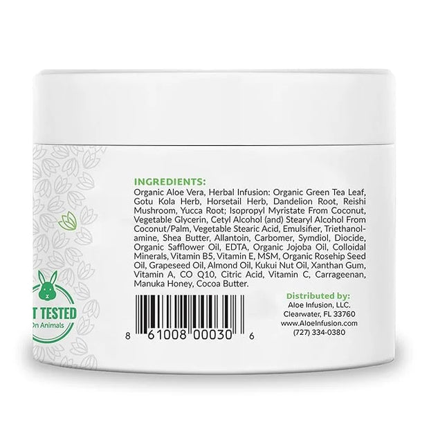 Body and Face Moisturizer - Natural Moisturizing Cream with Organic Aloe Vera - Skin Care for Dry Skin, Anti Wrinkle, Acne...