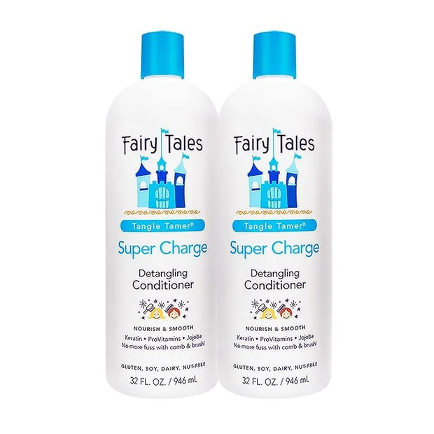 Fairy Tales Tangle Tamer Super Charge - Detangling Conditioner for Kids - Paraben Free, Sulfate Free, Gluten Free, Nut Fre...