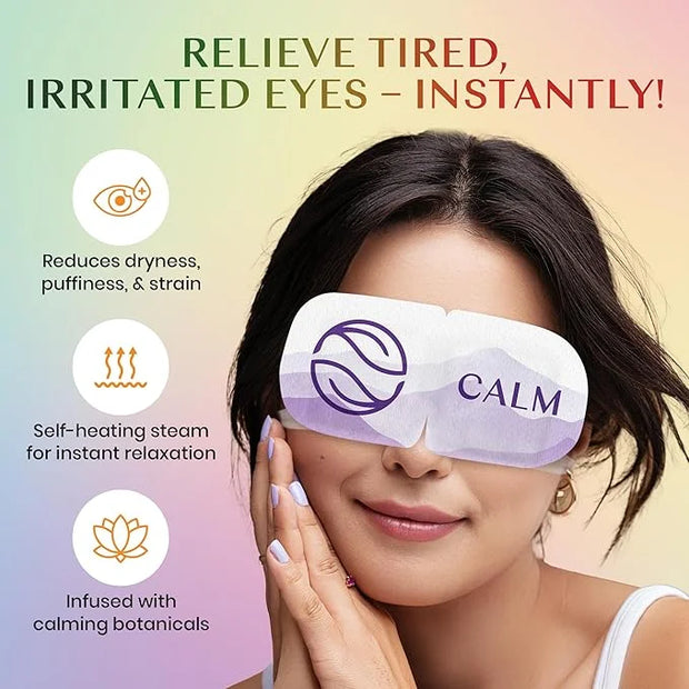 Body Restore Self Heated Steam Eye Mask 5 Pack - Fathers Day Unique Gifts for Dad, Relaxation Gifts for Her and Him, Best ...