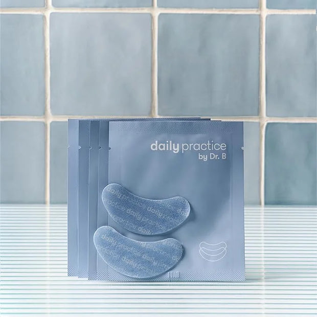 Dr. B Brighten and Hydrate Eye Patches – Hydrogel Under Eye Masks, Cooling Effect for Puffiness, Dark Circles, and Tired E...