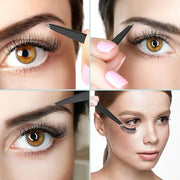 7pcs Eyebrow Tweezers Kit for Women Precision Plucker with Brow Scissors & Razor & Spoolie for Facial, Chin, Brow, Splinte...
