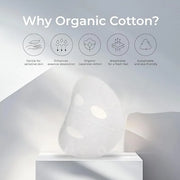 INNA Organic Sheet Mask - Balancing & Oil Control, EWG & COSMOS Certified (Pack of 5) | Lemon Tea Tree Essential Oils Infu...