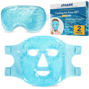 XPCARE Colding Ice Face Mask and Cooling Eye Mask for Puffy Eyes & Migraine Relief, Gel Eye Mask, Cool Face Masks for Dark...