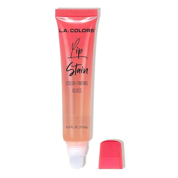 L.A. COLORS Lip Stain Color Tinting Gloss, Hello Melon CLG436 - Product Image