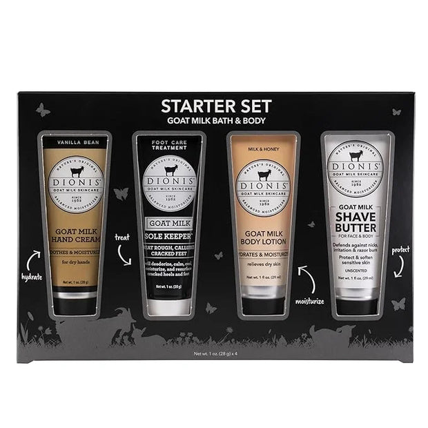 Dionis Goat Milk Skincare Essentials Skincare Set and Hand Cream Gift Sets - Product Image