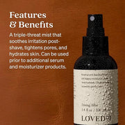 Face & Body Toning Mist, John Legend Skincare, Hydrating & Cleansing Serum, Moisturizing Spray, Alcohol-Free, Formulated w...
