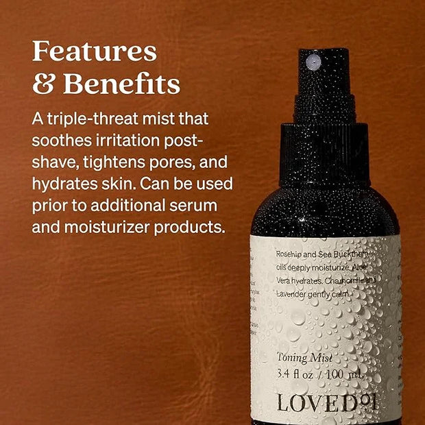 Face & Body Toning Mist, John Legend Skincare, Hydrating & Cleansing Serum, Moisturizing Spray, Alcohol-Free, Formulated w...