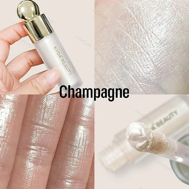 KYDA Liquid Highlighter, Natural Shimmer Tinted, Lasting Glossy Finish, Silky Creamy Lightweight Cover, Radiant Glow Face ...