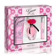 Guess Girl Eau de Toilette 3 Piece Gift Set - Perfume Spray 3.4 Fl. Oz., Travel Spray 0.5 Fl. Oz., & Body Lotion 6.7 Fl. O...