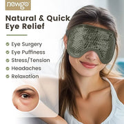 NEWGO Cooling Eye Mask for Puffy Eyes, Cold Eye Mask Eye Ice Pack for After Eyes Surgery, Tension Stress Relief, Itchy Eye...