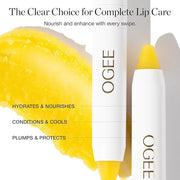Ogee Sculpted Lip Oil - Lip Stain Made with 100% Organic Coconut Oil, Jojoba Oil, and Vitamin E - Best as Lip Balm or Over...