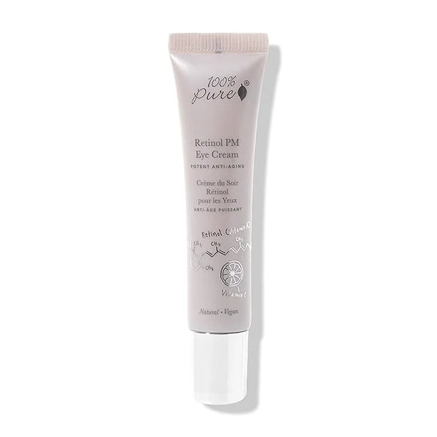 100% PURE Retinol Eye PM Cream, Anti-Aging Eye Cream for Wrinkles, Pure Retinol Cream, Wrinkle Cream Promotes Collagen (0....