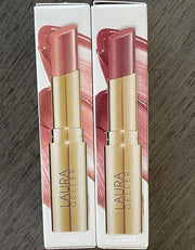 LAURA GELLER NEW YORK Jelly Balm Moisturizing Tinted Lipstick Duo, Hydrating Hydrating Vitamin E - Semi-Shine Finish |Tint...