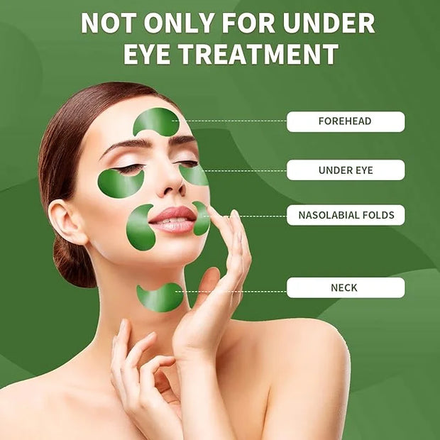 Under Eye Patches 70PCS, Green Tea Eye Patches for Puffy Eyes Treatment, Under Eye Masks for Dark Circles and Puffiness, N...