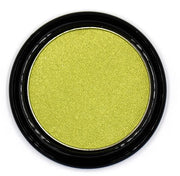 Chartreuse Bright Neon Yellow Green Shimmer Pressed Powder Single Vegan Eyeshadow; Talc, Paraben & Cruelty Free - Product ...