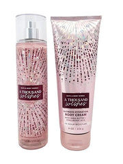 Bath & Body Works - Signature Collection - A Thousand Wishes- Gift Set- Fine Fragrance Mist & Ultra Shea Body Cream by Bat...