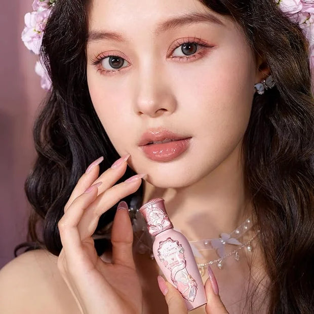 Flower Knows Midsummer Fairytales Lip Gloss-Glowy Moisturizing Coating Lip Lacquer-Hydrating Tinted Lip Oil for Girls&Wome...