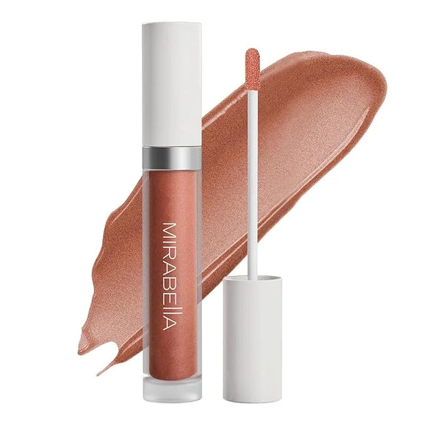 Mirabella Luxe Advanced Lip Gloss, Hydrating Non-Sticky High-Shine Lip Gloss for Women, Infused with Vitamin E & Jojoba Oi...