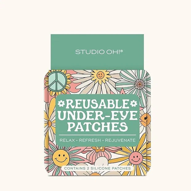 Studio Oh! Reusable Under-Eye Patches, Puffy Eyes Treatment and Under Eye Masks Skincare, 100% Silicone Eye Patches, Pairs...