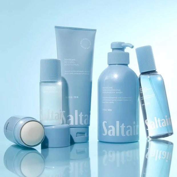 Saltair Body Wash, Seascape 2-Pack. Moisturizing Body Cleanser with Monoi Oil and Cupuacu Butter. Luxury Shower Gel for Wo...