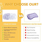 XPCARE Steam Eye Masks for Dry Eyes, Self Heated Steam Warm Eye Mask, Disposable Heated Eye Mask for Dark Circles, Puffy E...