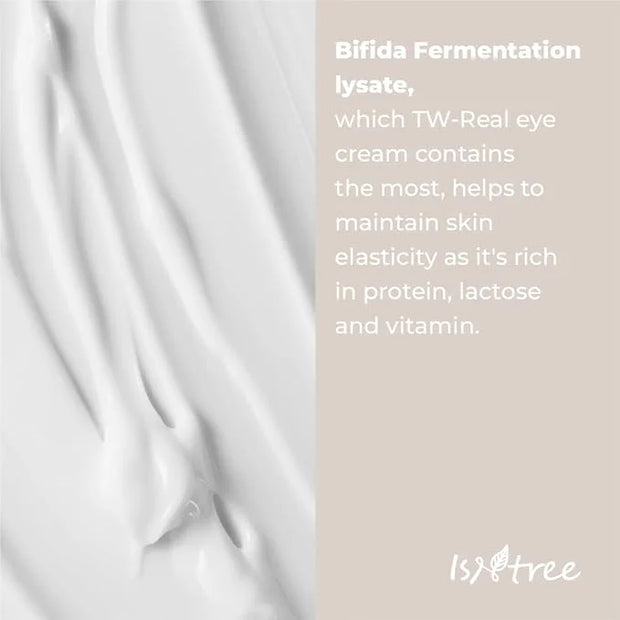 ISNTREE TW-REAL Eye Cream 30ml, 1.01 fl oz | Korean Eye Cream for Dark Circles, Fine Lines, Puffiness & Dryness | Hydratin...