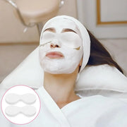 Disposable Non Woven Eye Care, 200 Sheets Eye Mask Paper Disposable Sheets Eye Covers Cotton Cosmetic Facial Eye Covers Sk...