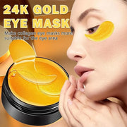 DAMUSI Gold Under Eye Patches for Puffy Eyes and Dark Circles,Moisturise 24k Gold Eye Mask for Dark Circles,Smooth Wrinkle...