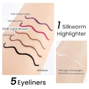 Kaely 1.5mm Light Brown Eyeliner Pencil, Gel Eye Liner Waterproof Smudge Proof, Long Lasting 16 Hour Wear, Vegan & Cruelty...