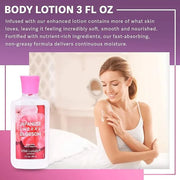 Bath & Body Care Travel Set - Home Spa Set with Body Lotion, Shower Gel and Fragrance Mist, Personal Body Care Travel Set ...