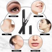 Chumia 2 Pcs Electric Eyebrow Trimmer Women Precision Face Razors Mini Shaver with Comb Christmas Women Gift Battery Opera...