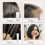Clairol ColorStrong Permanent Zero Ammonia Hair Dye, 6.1 Light Ash Brown - Machu Picchu Hair Color, Pack of 1 - Product Image