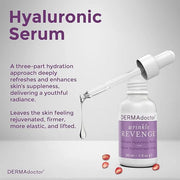 DERMAdoctor Wrinkle Revenge Dermatologist Formulated Anti Aging Hyaluronic Acid Serum for Face, Hydrating Serum, Wrinkle F...