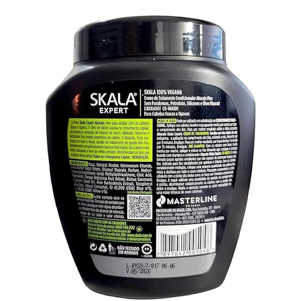 SKALA Avocado Hair Cream Hair Treatment Conditioning (1000g) - Imported from Brazil - Product Image