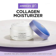 L'Oreal Paris Collagen Face Moisturizer Day and Night Cream, 1.7 oz + Dermo-Expertise Eye Defense Eye Cream, 0.5 oz - Prod...