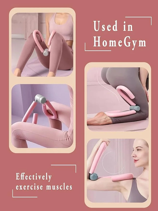 Pink Thigh Master Workout Exerciser Thigh Toner Trimmer - Product Image