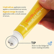 FARMSTAY Vitamin & Collagen Roll-on Eye Serum – Hydrating & Firming Eye Care, Reduces Puffiness, Dark Circles & Fine Lines...