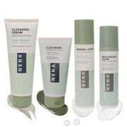 NENA Natural Skincare Kit | 4-Piece Daily Skin Essentials for Women & Men - for Dry, Oily, Normal and Sensitive Skin | EWG...