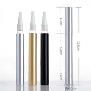3 Pcs 3ml Empty Nail Oil Pen Twist Pens Lip Gloss Tubes Eyelash Growth Liquid Tubes Portable Cosmetic Makeup Containers Ap...