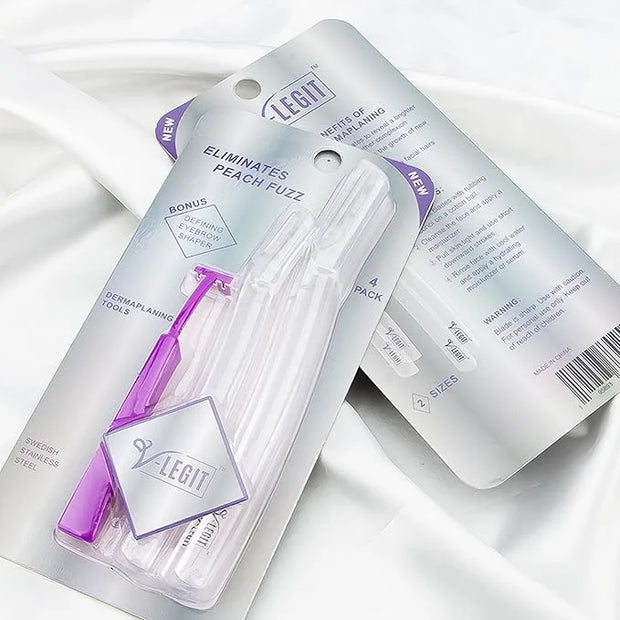 Dermaplaning Tools - Exfoliating Facial Razor Dermaplane for Women & Men Shaver to Exfoliate Refresh the Skin Peach Fuzz E...
