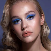 Erinde Single Dark Blue Matte Eyeshadow Palette, High Pigmented Eye Shadow Powder, Long Lasting, Ultra-Blendable, Intense ...