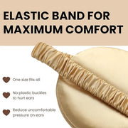 Silk Satin Sleeping Eye Mask, Gold Sleep Eye Mask Night Blindfold for Women and Men, Soft Breathable Blackout Eyeshade Eye...