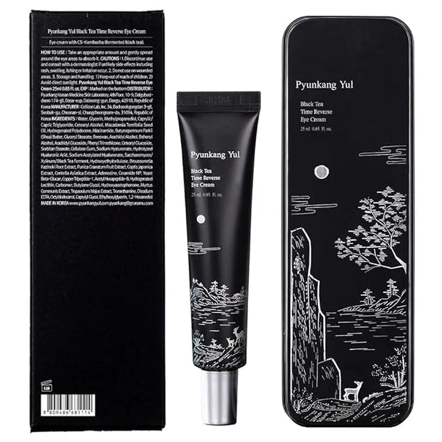 PYUNKANG YUL Black Tea Time Reverse Eye Cream, Luxurious Firming, Hyaluronic Acids, Ceramide Rich Nourishment, Moisture Ba...